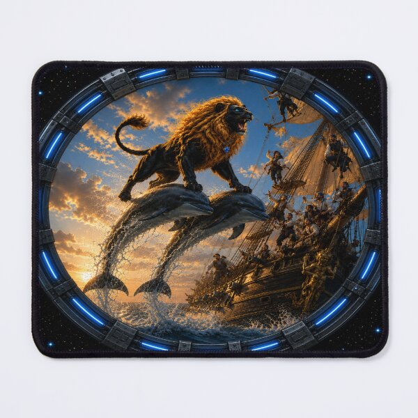 Item preview, Lion King of the Pirate Sea designed and sold by MagicPixelFrame.