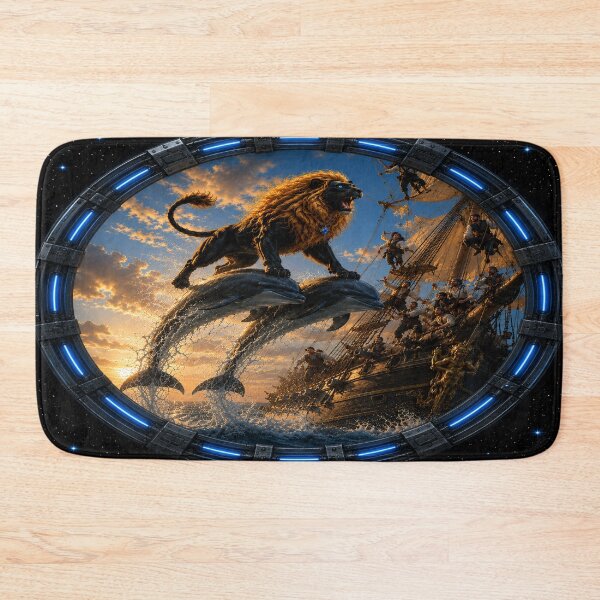 Item preview, Lion King of the Pirate Sea designed and sold by MagicPixelFrame.