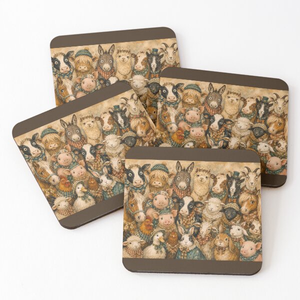 Item preview, Farmyard Friends Gathering designed and sold by PaisleyMarten.