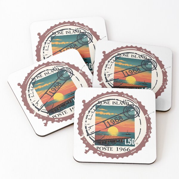 Item preview, Vintage Rose Island Micronation Stamp 1968 designed and sold by RareVisuals.