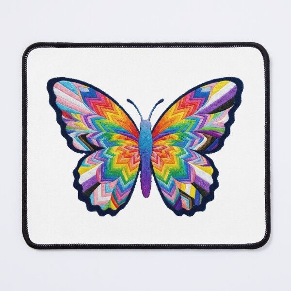 Item preview, LGBTQ Pride Month Butterfly Graphic designed and sold by BitDoodle.