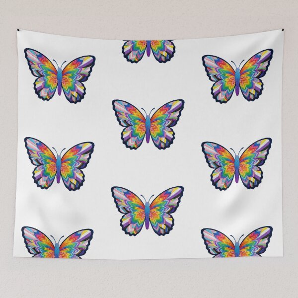 Item preview, LGBTQ Pride Month Butterfly Graphic designed and sold by BitDoodle.