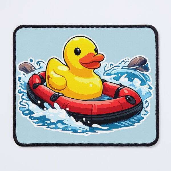 Item preview, Rafting Duck Illustration designed and sold by BROHLine Studio.