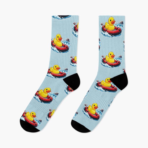 Item preview, Rafting Duck Illustration designed and sold by BROHLine Studio.