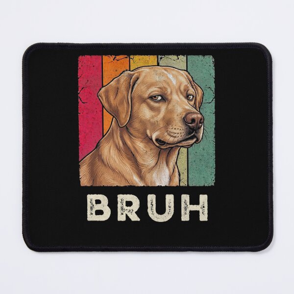 Item preview, Bruh Labrador Dog Vintage Retro Meme designed and sold by d247.