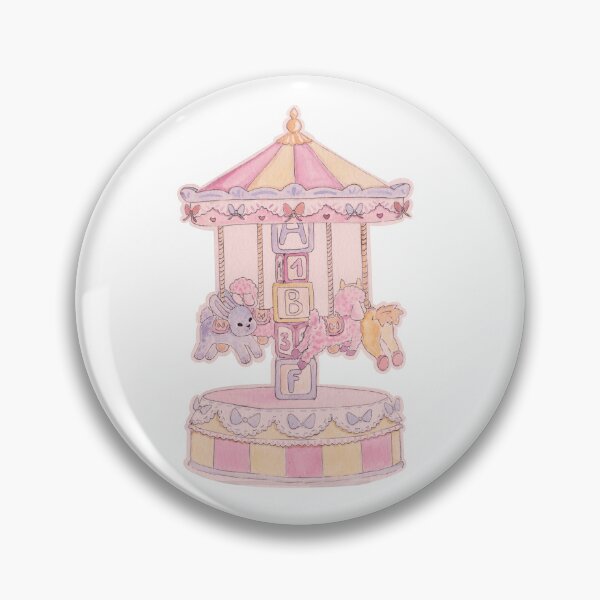 Item preview, Pink merry go round designed and sold by comfybeeart.