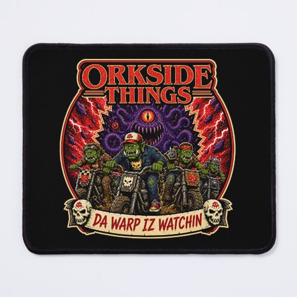 Item preview, ORKSIDE THINGS – Da Warp Iz Watchin Retro Ork Horror Adventure designed and sold by Forged in the Warp.