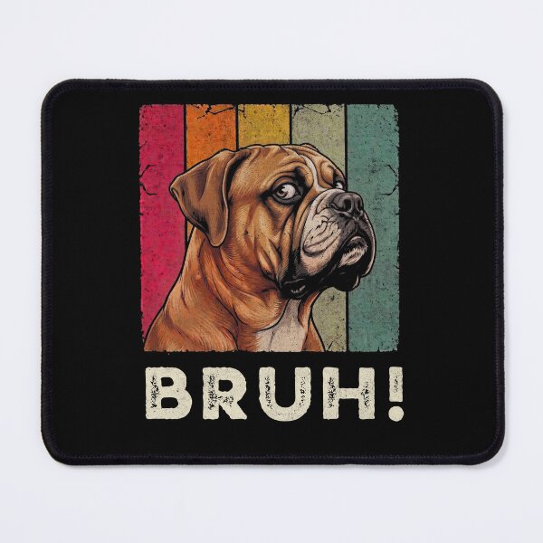 Item preview, Bruh Boxer Dog Vintage Retro Striped designed and sold by d247.
