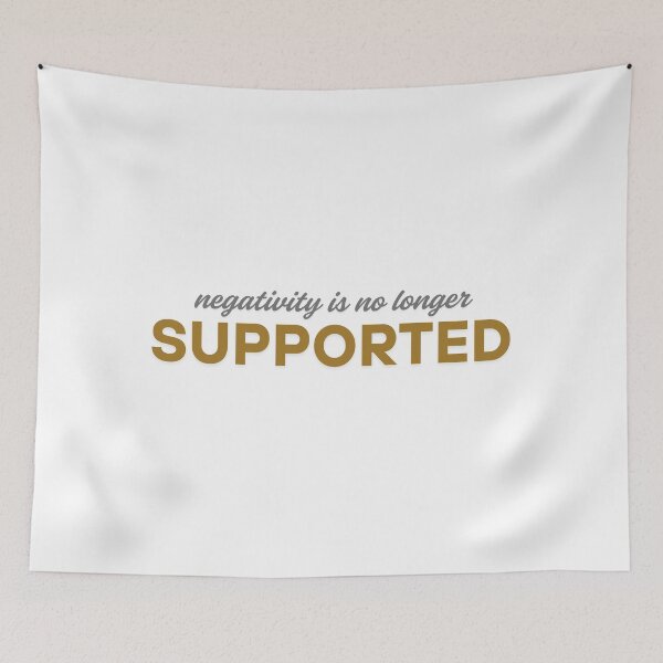 Item preview, Negativity is no longer SUPPORTED designed and sold by ArtistTejal.