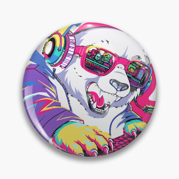 Item preview, Cool Gamer Panda Sticker designed and sold by inkfusionhub99.