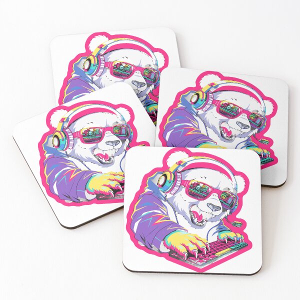 Item preview, Cool Gamer Panda Sticker designed and sold by inkfusionhub99.