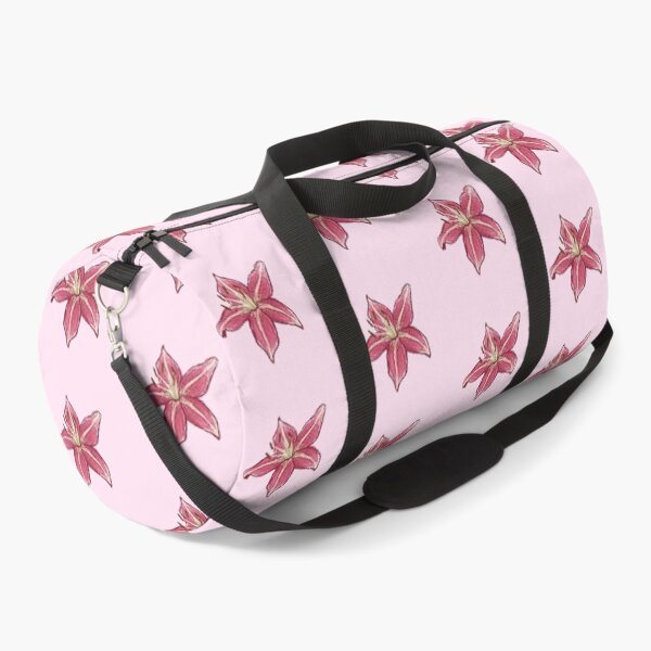 Item preview, Aesthetic Pink Lily Flower Textured Botanical Illustration designed and sold by BitDoodle.