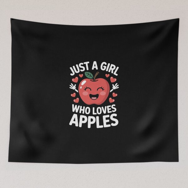 Item preview, Just a girl who loves apples designed and sold by jkrphoto.