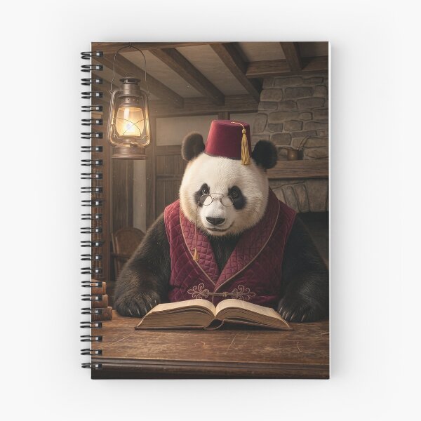 Item preview, Scholarly Panda in a Snappy Fez    designed and sold by Tridentulus.