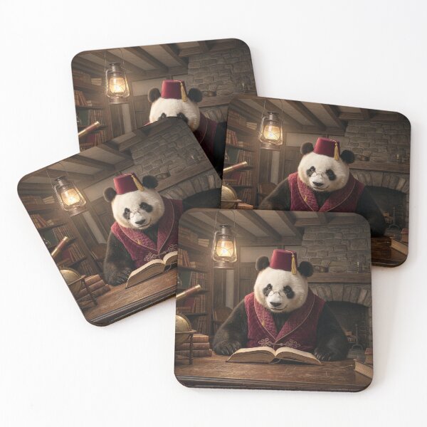 Item preview, Scholarly Panda in a Snappy Fez    designed and sold by Tridentulus.