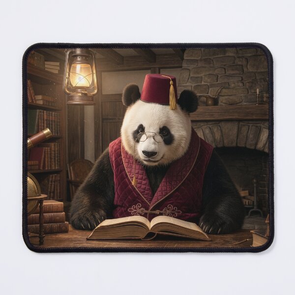 Item preview, Scholarly Panda in a Snappy Fez designed and sold by Tridentulus.