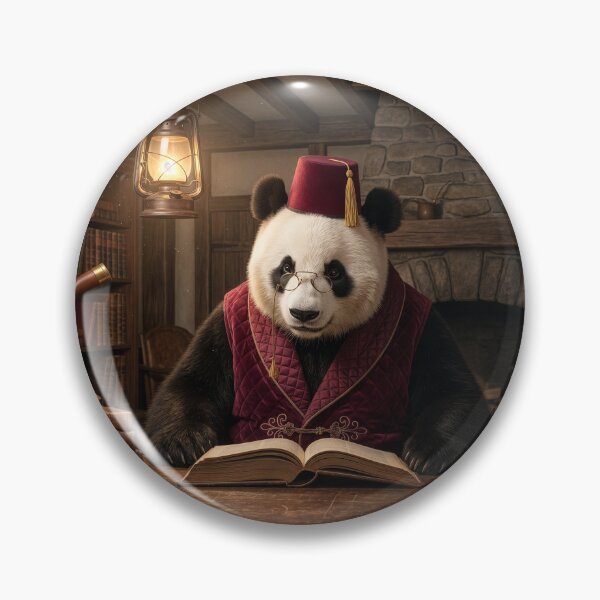 Item preview, Scholarly Panda in a Snappy Fez    designed and sold by Tridentulus.