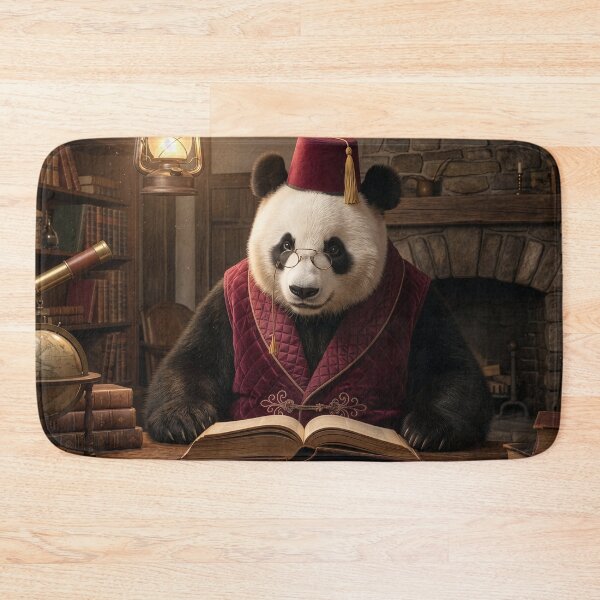 Item preview, Scholarly Panda in a Snappy Fez    designed and sold by Tridentulus.