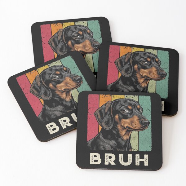 Item preview, Funny Dachshund Bruh Retro Vintage Dog Lover designed and sold by d247.