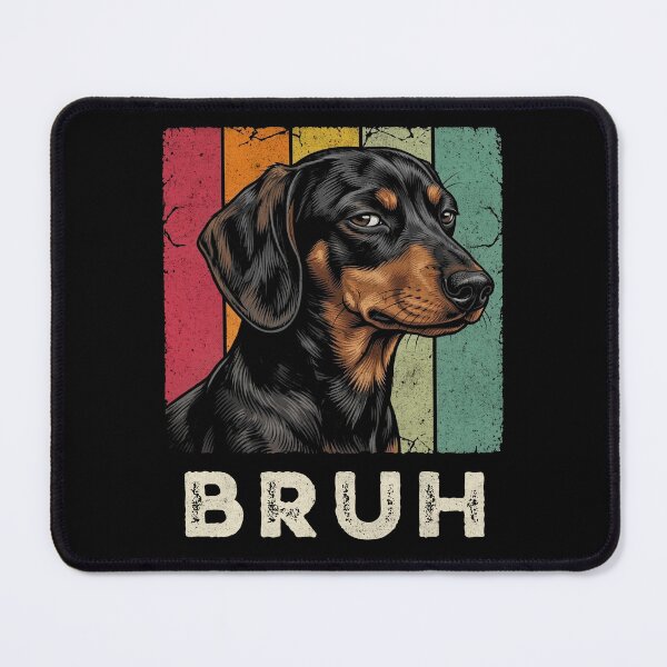 Item preview, Funny Dachshund Bruh Retro Vintage Dog Lover designed and sold by d247.