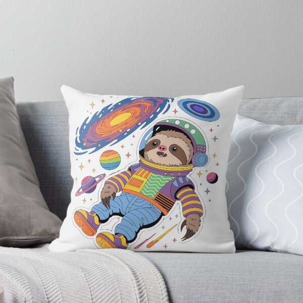 Item preview, Cosmic Astronaut Sloth Sticker designed and sold by inkfusionhub99.