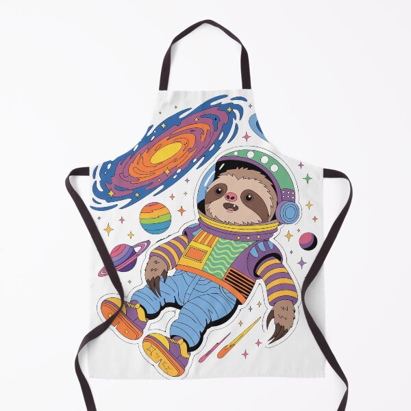 Item preview, Cosmic Astronaut Sloth Sticker designed and sold by inkfusionhub99.