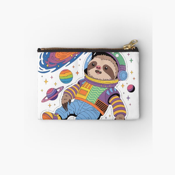 Item preview, Cosmic Astronaut Sloth Sticker designed and sold by inkfusionhub99.