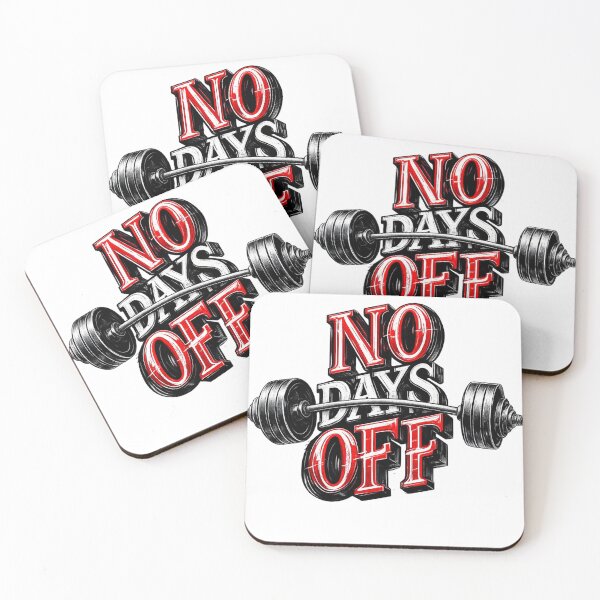 Item preview, No Days Off Gym Motivation | Fitness Workout Quote Weightlifting Design designed and sold by MAStrends.