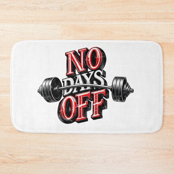 Item preview, No Days Off Gym Motivation | Fitness Workout Quote Weightlifting Design designed and sold by MAStrends.