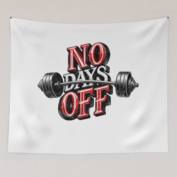Item preview, No Days Off Gym Motivation | Fitness Workout Quote Weightlifting Design designed and sold by MAStrends.