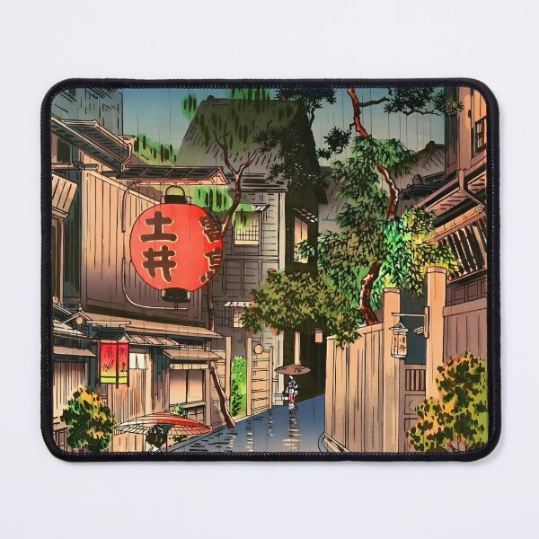 Item preview, Ushigome Kagurazaka Print Poster | Vintage 1939 Japanese Art by Tsuchiya Koitsu | Ukiyo-e Art | Evening At Ushigome designed and sold by codeslinger.