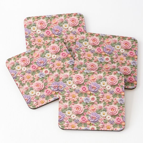 Item preview, Crochet Blossom Garden Pattern  designed and sold by Aramdesing.