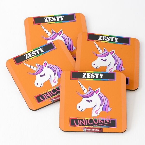 Item preview, Zesty Unicorn (Orange) *More Colors Available in Collection designed and sold by OnlyDadsForReal.