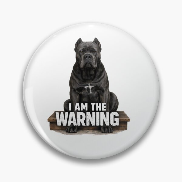 Item preview, Cane Corso PNG – I Am The Warning – Funny Guard Dog Shirt Design designed and sold by HippyRikky.