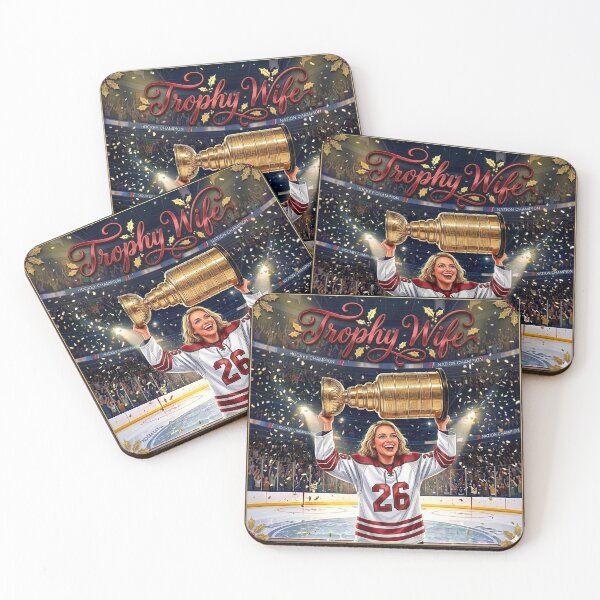 Item preview, Trophy Wife Funny Hockey Championship Art designed and sold by NeonOut.