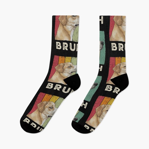 Item preview, Bruh Dog Vintage Retro Striped Canine Meme designed and sold by d247.