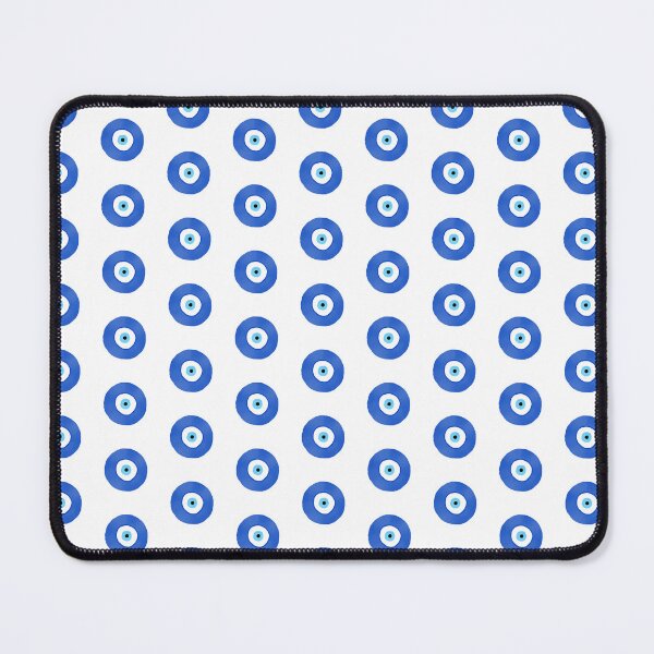 Item preview, Aesthetic Turkish Nazar Boncuk Charm / Cute Blue Evil Eye Amulet Art designed and sold by BitDoodle.
