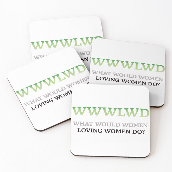 Item preview, What Would Women Loving Women Do? (Aromantic Flag) designed and sold by fruityjunk.