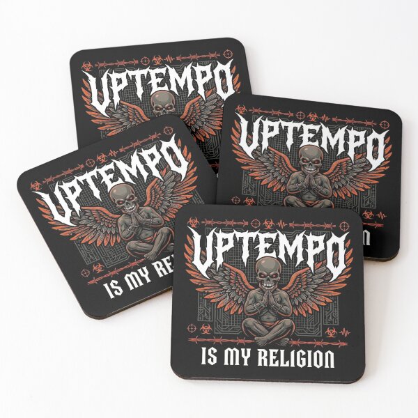 Item preview, Uptempo Is My Religion Dark Demon Angel designed and sold by SPAZE-Typo.