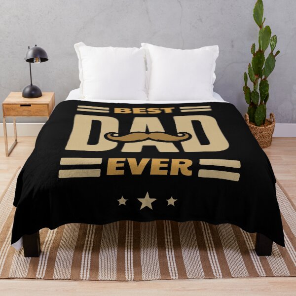Item preview, Best Dad Ever Typography Poster T-Shirt Design Mustache Graphic Design designed and sold by AtonuHaque.