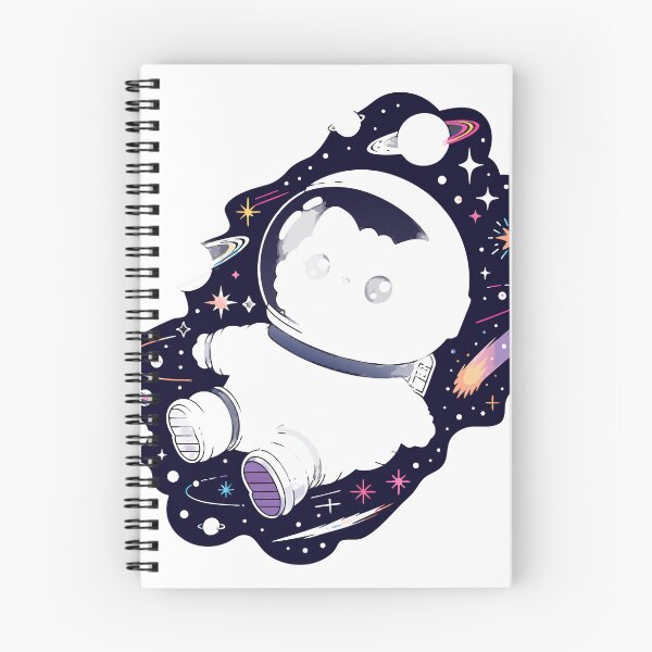 Item preview, Cute Cosmic Cat Astronaut Sticker designed and sold by inkfusionhub99.