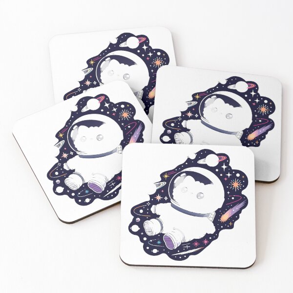 Item preview, Cute Cosmic Cat Astronaut Sticker designed and sold by inkfusionhub99.
