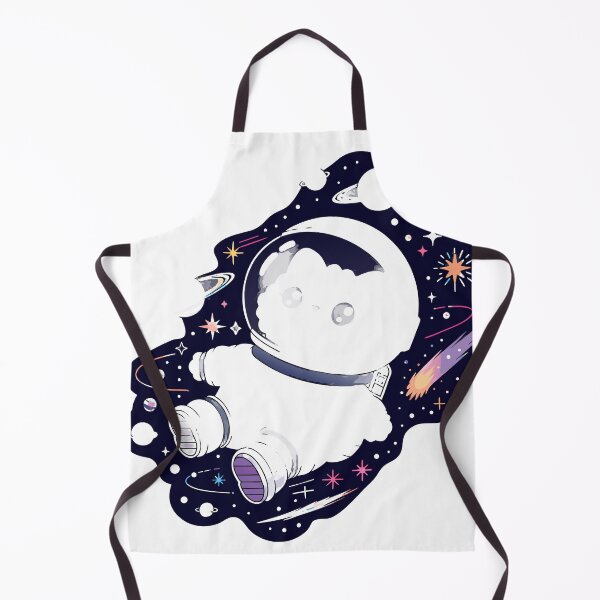Item preview, Cute Cosmic Cat Astronaut Sticker designed and sold by inkfusionhub99.