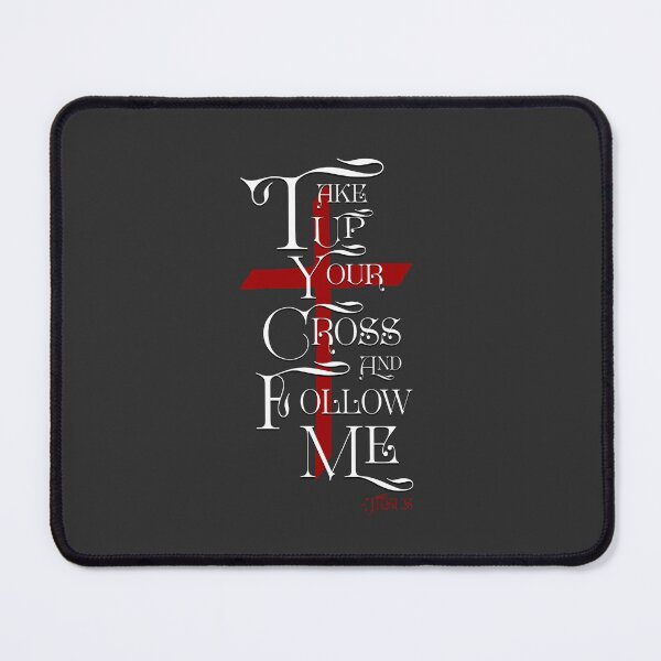 Item preview, Matthew 16:24 Scripture Shirt | Take Up Your Cross Daily Jesus Quote designed and sold by Alondra.