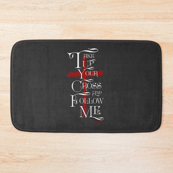 Item preview, Matthew 16:24 Scripture Shirt | Take Up Your Cross Daily Jesus Quote designed and sold by Alondra.