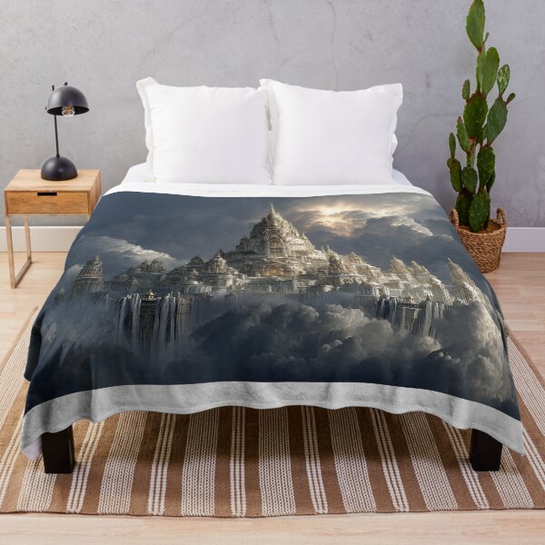 Item preview, Celestial Castle Above the Clouds designed and sold by DukaveArt .