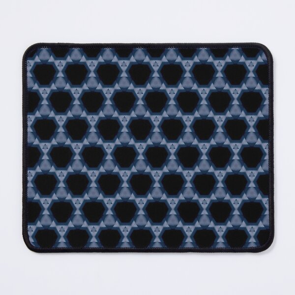 Item preview, Blue Geometric Honeycomb Seamless Pattern designed and sold by IntelliMindDesigns.