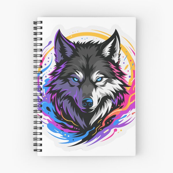 Item preview, Wolf Spirit Sticker designed and sold by inkfusionhub99.