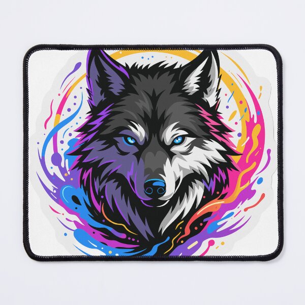 Item preview, Wolf Spirit Sticker designed and sold by inkfusionhub99.