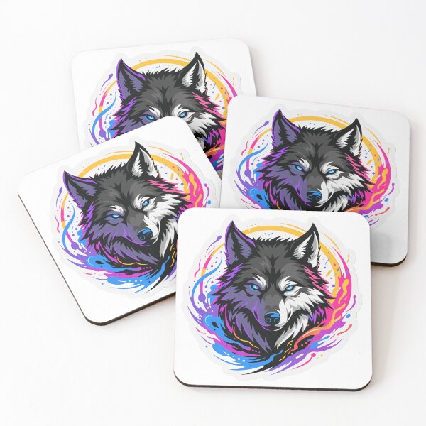 Item preview, Wolf Spirit Sticker designed and sold by inkfusionhub99.